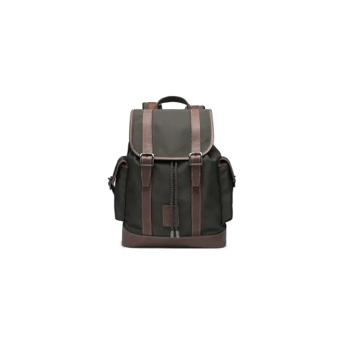 LONGCHAMP Рюкзак из коровьей кожи большой мужской коричневый