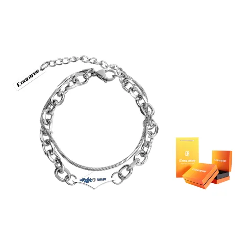 Cooraree Браслеты из титанового стального сплава Унисекс