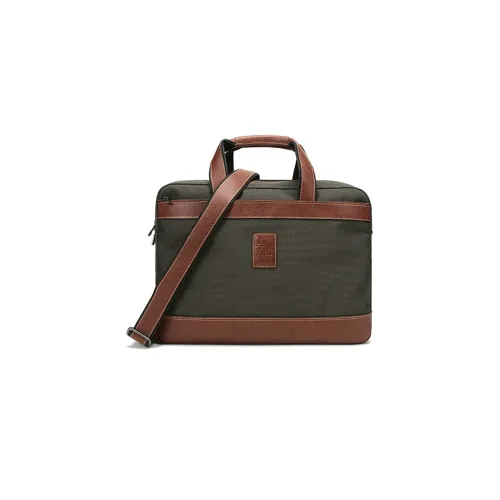 LONGCHAMP Boxford Ткань с кожаными вставками Сумка через плечо Сумка Большая Мужская