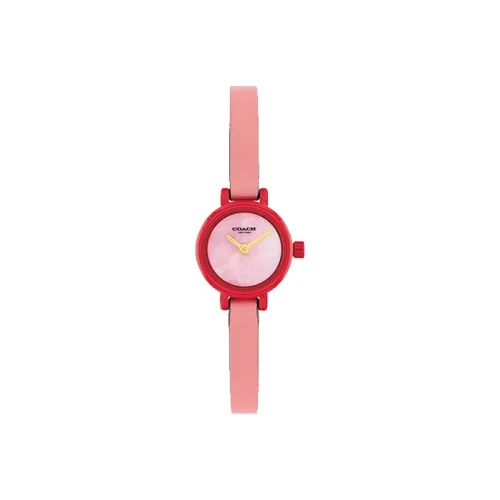 COACH Кварцевый механизм Женские часы 19мм*6мм*5,4мм Розовый