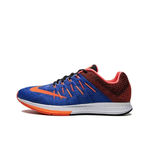 Nike Air Zoom Elite 8 Slip-Resistant Shock Absorbers Low Top Беговые кроссовки Мужские Синий Оранжевый