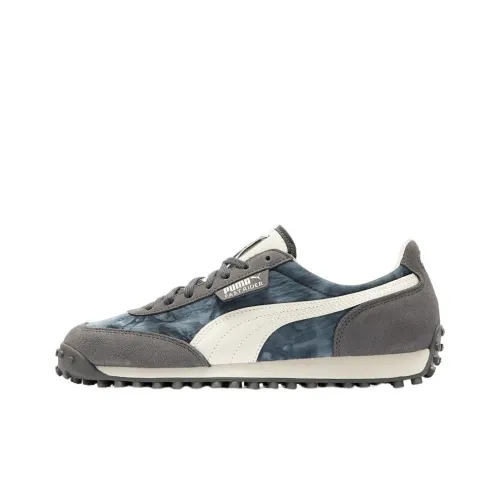 PUMA Fast Rider MMQ Washed Out Low Топ Повседневная обувь Унисекс Белый Серый