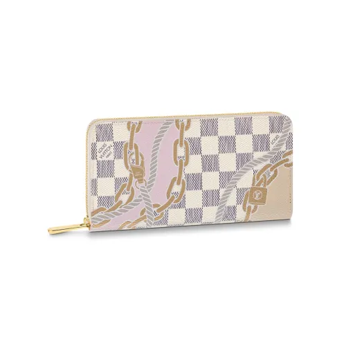 LOUIS VUITTON Холст Монета Кошелек Кошелек Средний Женская Белая