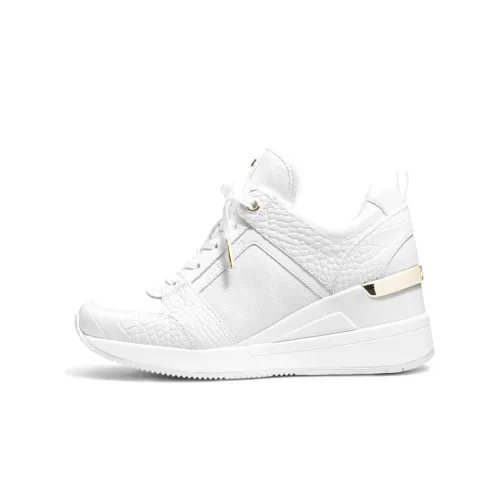 MICHAEL KORS Georgie Устойчивый к истиранию Низкий Топ Спортивная Повседневная Обувь Женская Белая