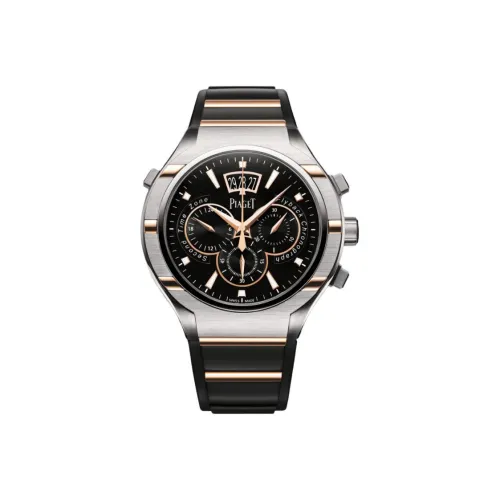 PIAGET Автоматический Механический Механизм Мужские Часы PIAGET POLO 45мм*12,3мм Черные