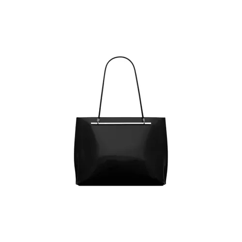 SAINT LAURENT Suzanne Телячья кожа Тоут Сумка Сумка для покупок Сумка на плечо Сумка Женская Черная