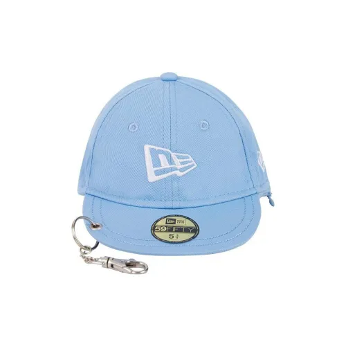 New Era Ткань Шапки Кепки Сумка Одно плечо Через плечо Key Pouch Мини Унисекс Небесно-голубой