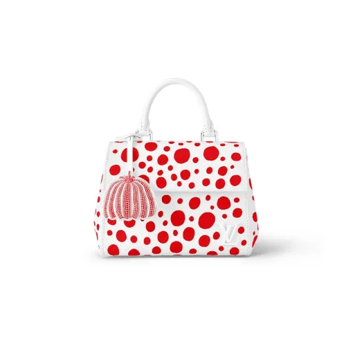 LOUIS VUITTON Yayoi Kusama Коллаборация Epi Корова крупнозернистая кожа Сумка через плечо Сумка Мини Женская
