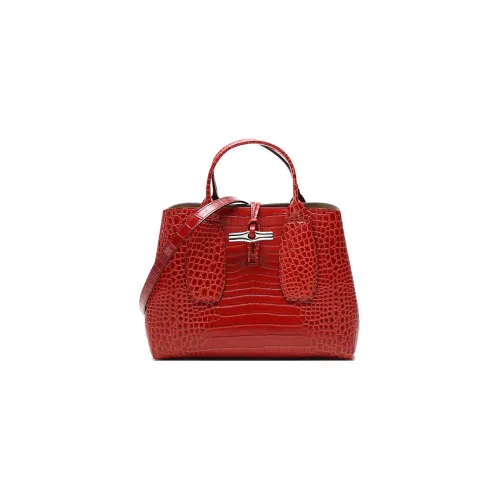 LONGCHAMP Roseau Коровья кожа Beagle Сумка Сумка Средний Женские Апельсин Citrus