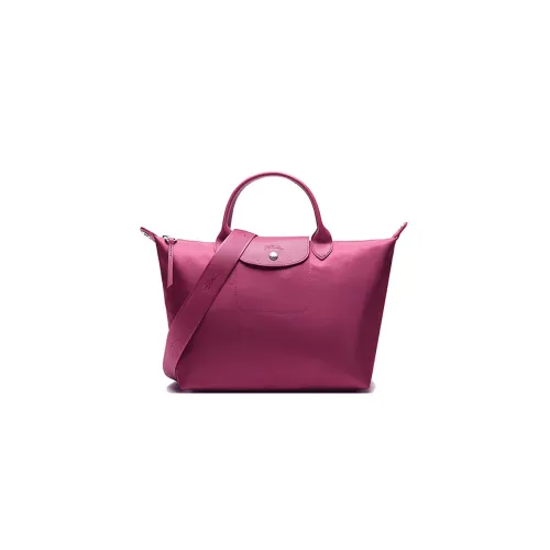 LONGCHAMP Le Pliage Néo Корова Кожа Пельмени Сумка Сумка Сумка через плечо Сумка через плечо Средний Женский Малиновый Красный