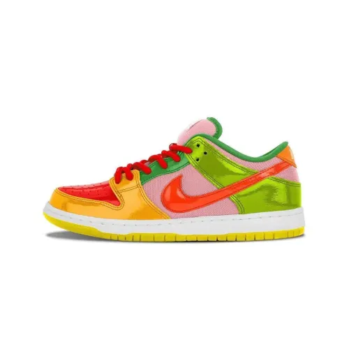 Jarritos x Nike SB Dunk Low Slip Resistant Abrasion Resistant Low Top Скейтборд Кроссовки Мужские Розовый Желтый Зеленый