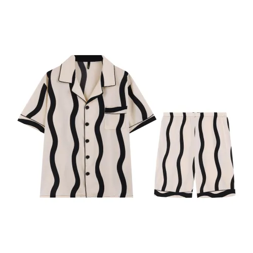 Gongdie Абрикос Мужской Мужской Пижамные комплекты