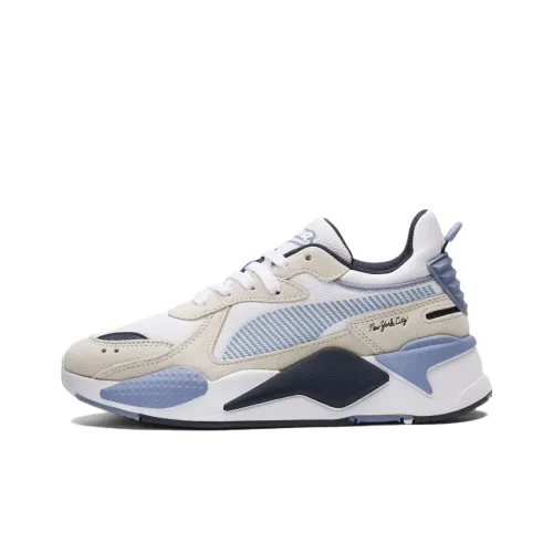 PUMA NYC Reinvent Флагман Играть Низкий Топ Спортивная Повседневная Обувь Женская Серый Синий