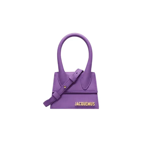 Jacquemus Le Chiquito Коровья кожа Сумка через плечо Сумка мини Женская Фиолетовая