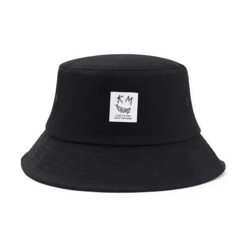 KENMO Cotton Bucket Hats Черный Унисекс