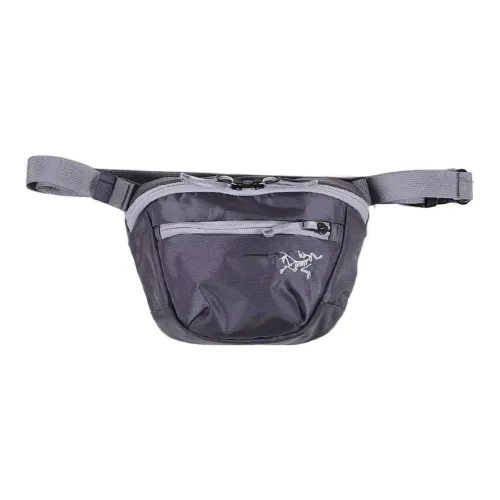 Arcteryx 1,5 L Бананка Sling Сумка Сумка через плечо На открытом воздухе Сумка Нейлон с Цвет холста Фиолетовый Унисекс