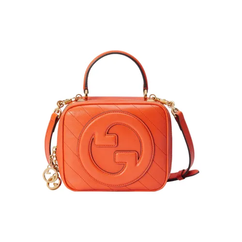 GUCCI Blondie Кожа Сумка через плечо Сумка Женская Апельсин
