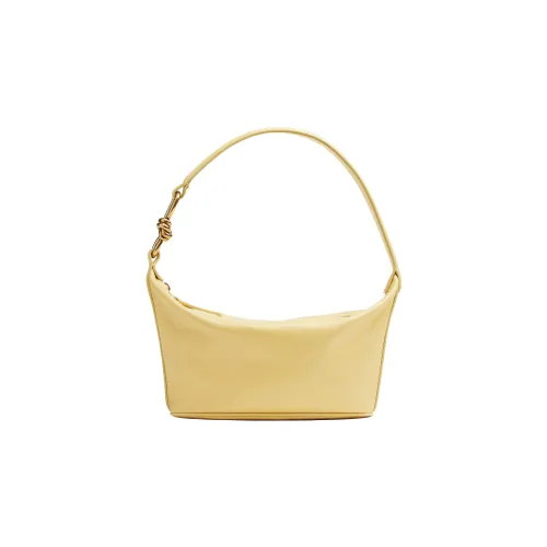 Bottega Veneta Сумка через плечо с узлом из коровьей кожи маленькая сумка сумка через плечо женская желтая