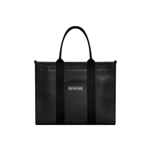 Balenciaga Телячья кожа Тоут Сумка Сумка для покупок Сумка через плечо Сумка среднего размера Женская Черная