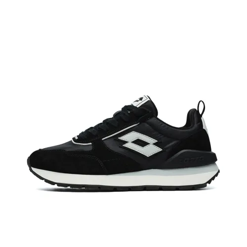 LOTTO PEAK Импульс Амортизация Износостойкий Низкий Топ Спортивная Повседневная Обувь Мужская Черная