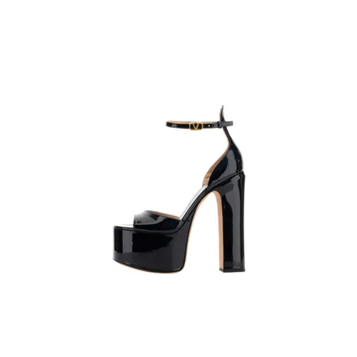 Valentino Коричневый Go One Ремень Сандалии 16 см Женские Черный