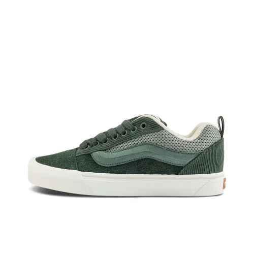 Vans Knu Skool Износостойкий и Легкий Низкий Топ Скейтборд Кроссовки Унисекс Зеленый