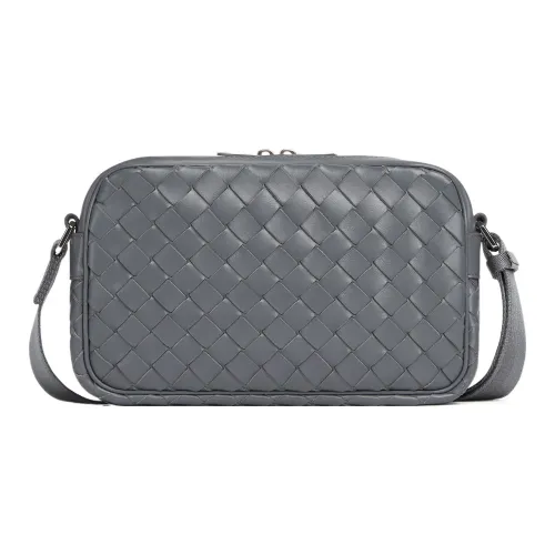 Bottega Veneta Sheepskin Camera Bag Crossbody Bag Small Men's Gray Bottega Veneta Овчина Camera Сумка Сумка через плечо Маленькая Мужская Серый