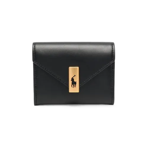 Polo Ralph Lauren Кошелек из коровьей кожи женский черный