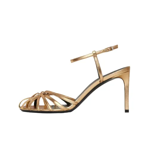 CELINE Triomphe One Ремень Сандалии Женские Золото