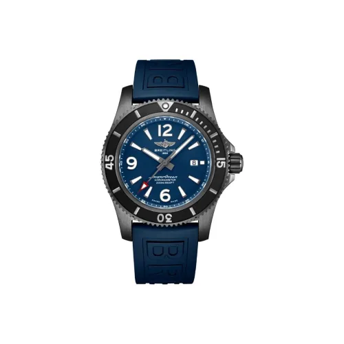 Breitling Автоматический Механический Часы Мужские 46 мм Синий