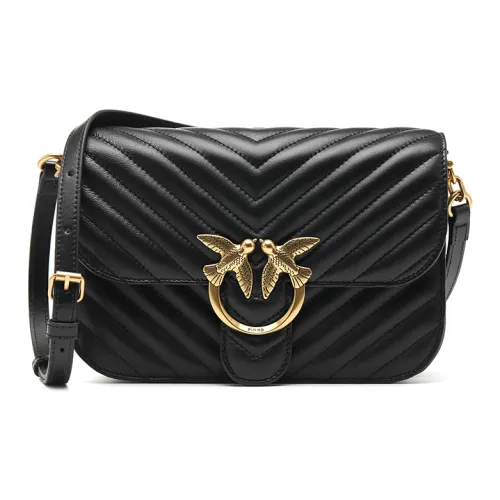 PINKO Овчина Swallow Сумка Сумка через плечо Средняя Женская Черная
