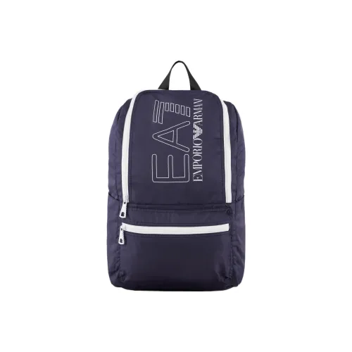 EMPORIO ARMANI Холст Путешественный Рюкзак Обычный Мужской Синий