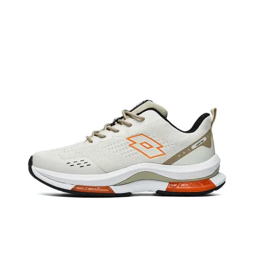 LOTTO Qihang Амортизаторы Shock Slip-Resistant Низкие Кроссовки для Бега Женские Экрю