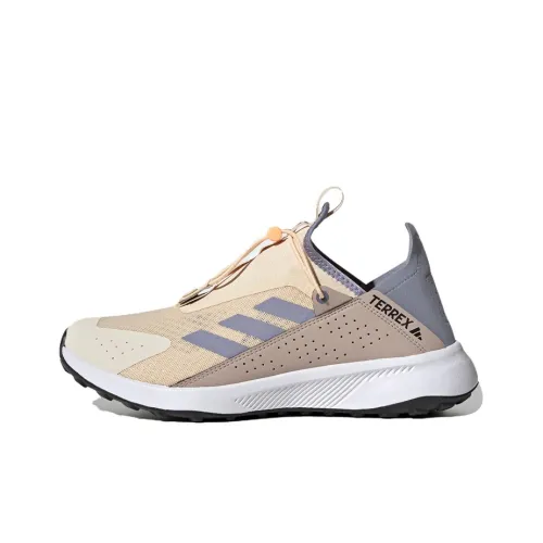 Adidas VOYAGER 21 Амортизаторы Slip-resistant устойчивые к истиранию Низкий топ Уличная обувь Унисекс Желтый Серый