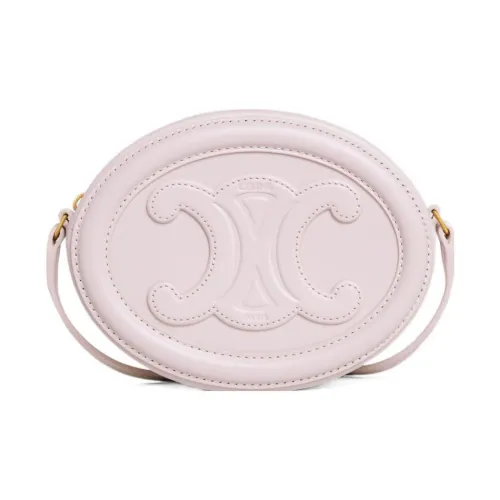 CELINE Cuir Triomphe Гладкая коровья кожа Сумка через плечо Стандартная Женская Розовая