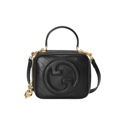 GUCCI Blondie Кожа Сумка через плечо Сумка Женская Черная