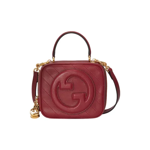 GUCCI Blondie Кожа Сумка через плечо Сумка Женская Красная