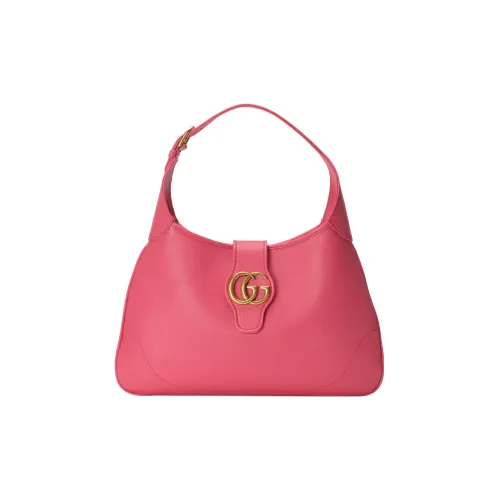 GUCCI Aphrodite Кожа Полумесяц Сумка Сумка через плечо Женская Розовая