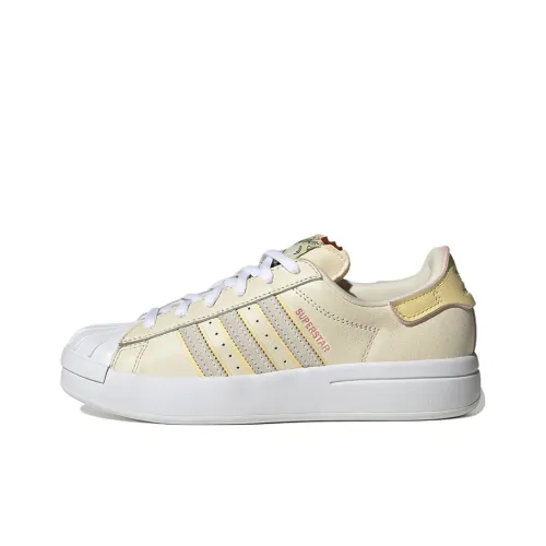 Adidas Originals SUPERSTAR Ayoon Low Топ Скейтборд Кроссовки Женские Бежево-Желтые
