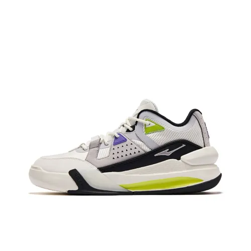 Erke Domination противоскользящие устойчивые к истиранию высокие кроссовки для скейтбординга мужские белые и серые