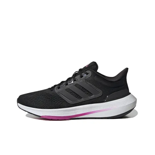 Adidas ULT Шокаблоки Противоскользящие Устойчивые к истиранию Низкий Топ Беговые кроссовки Женские Черные