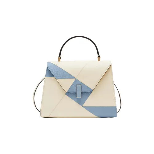 Valextra Iside Сумка через плечо из коровьей кожи мини-сумка для женщин синий белый