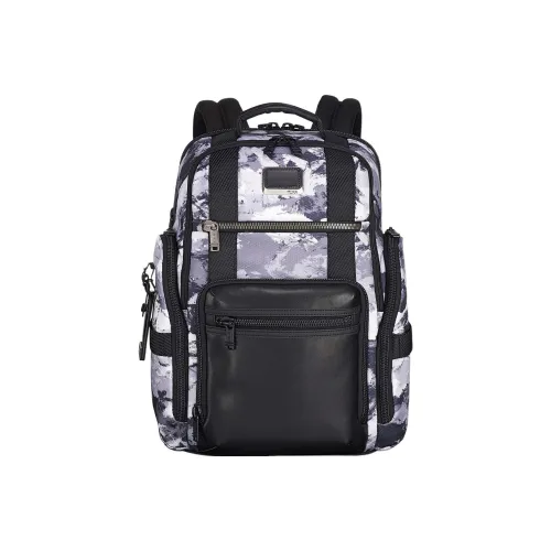 TUMI Alpha Bravo Нейлон Ноутбук Сумка Рюкзак Большой Унисекс Черный Белый