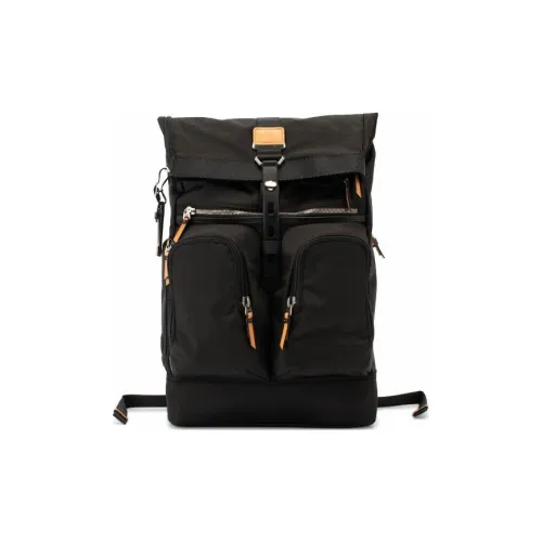 TUMI Alpha Bravo Нейлон с кожаными вставками Бизнес Рюкзак Большой Мужской Черный