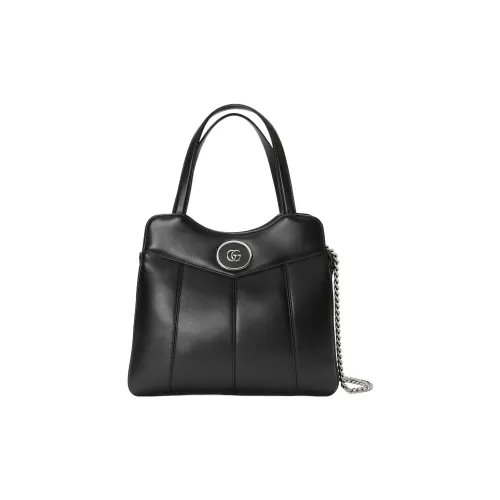 GUCCI Кожа Тоут Сумка Сумка для покупок Сумка через плечо Сумка мини Женская Черная