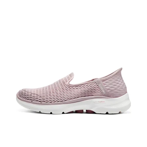 Skechers Go Walk 6 Low Топ Casual Женский Розовый