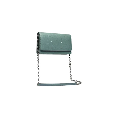 Maison Margiela Телячья кожа Клатч Кошелек Женские Морской синий