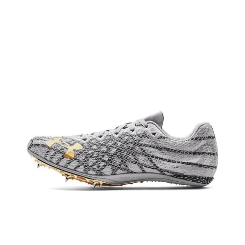 Under Armour HOVR Miler Pro 3 Low Топ Спринт Беговые кроссовки Унисекс Серый Желтый