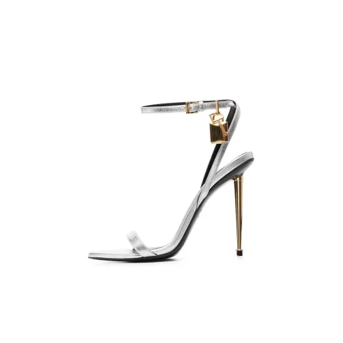 TOM FORD Модный Сандалии Женские Серебряные