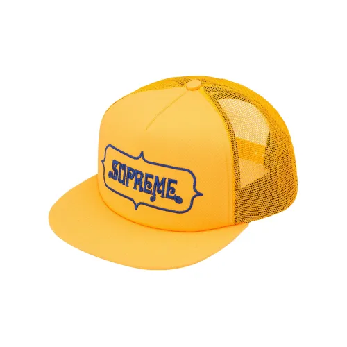 Supreme 100% хлопок Саржа Кепки Унисекс Синий бежевый зеленый желтый черный